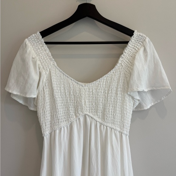 August Sky White Midi Dress - Picture 5 of 9